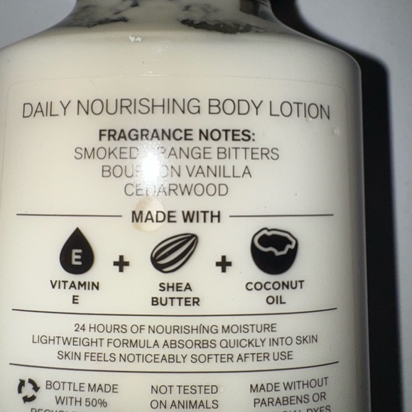 Bath & Body Works Smoked Old Fashioned Body Lotion - Green & Cream - Picture 3 of 3
